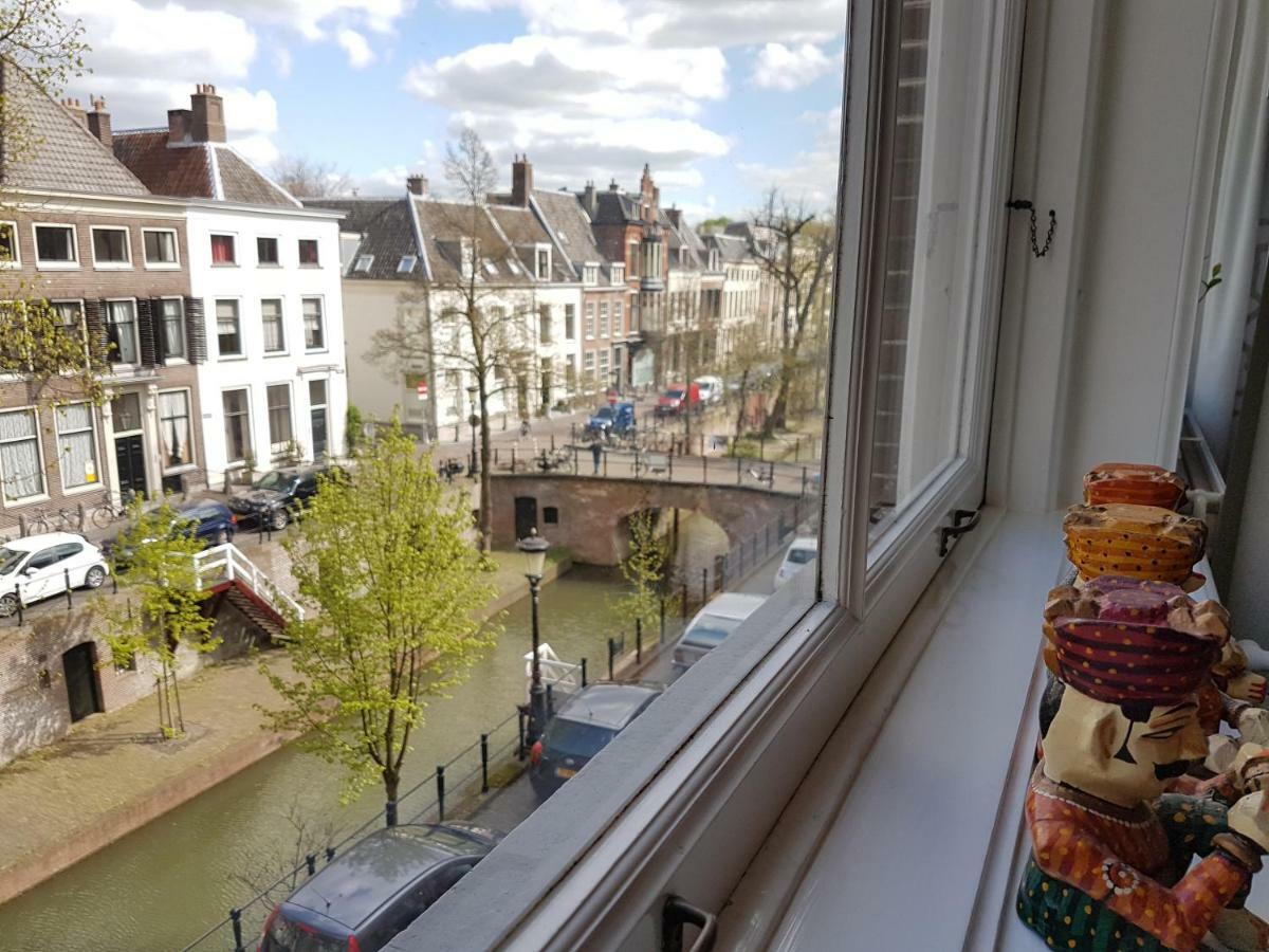 Large Historical Apartment & Canal Terrace 乌得勒支 外观 照片