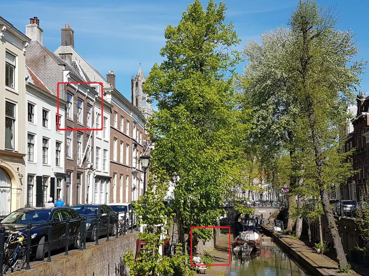 Large Historical Apartment & Canal Terrace 乌得勒支 外观 照片