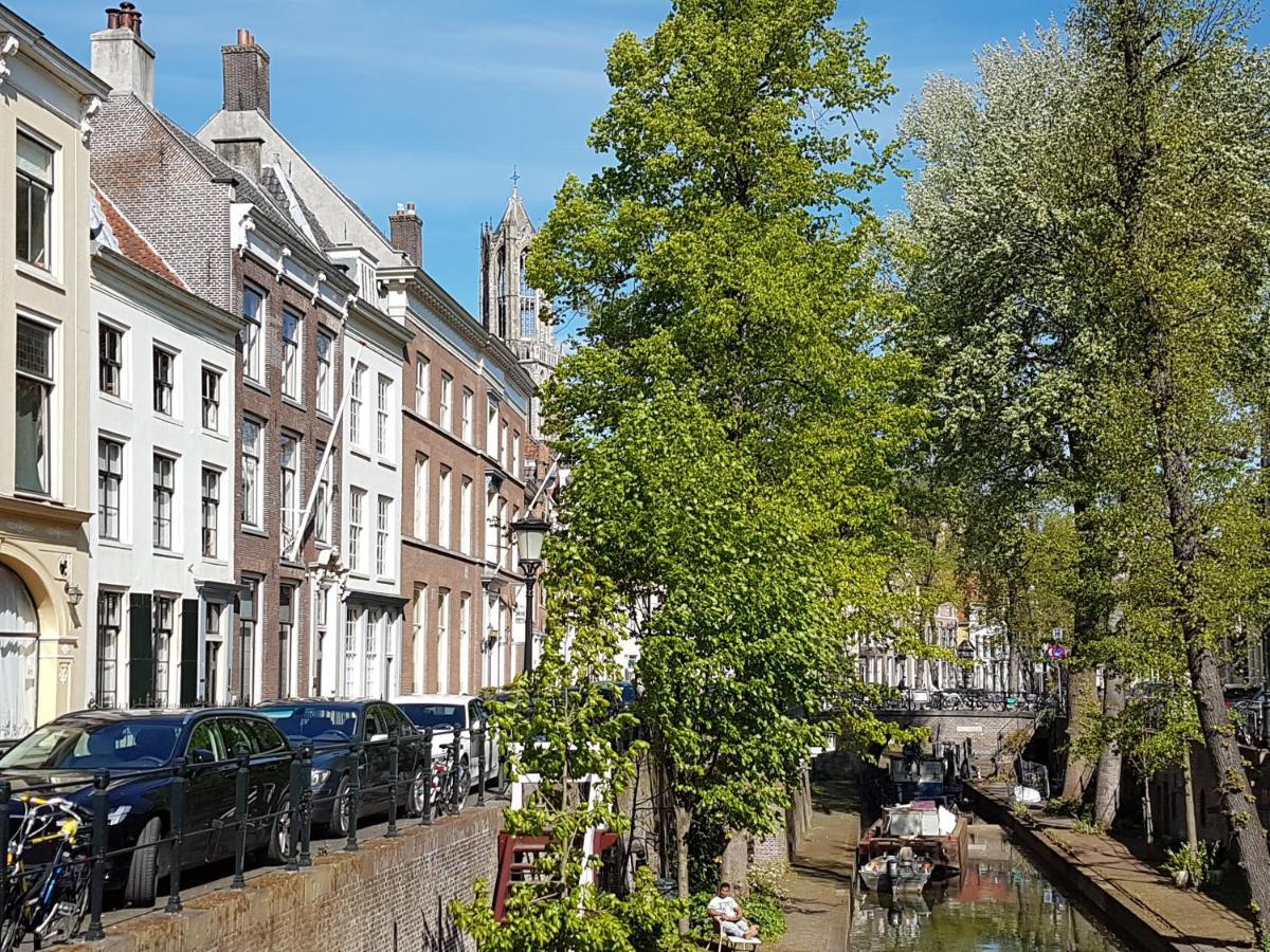 Large Historical Apartment & Canal Terrace 乌得勒支 外观 照片